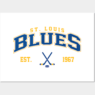 Blues Hockey Posters and Art